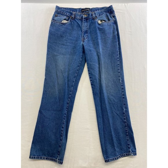 Roadrunners Men's Straight Leg Blue Jeans Size 36/32 Cotton High Rise Denim - Picture 1 of 4